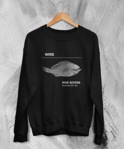 Wire Band Sweatshirt Nine Sevens Sweater Vintage English Rock Band Merch