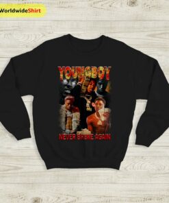 YoungBoy NBA Vintage 90’s Sweatshirt YoungBoy Never Broke Again Shirt