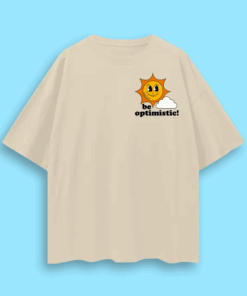 ‘Be Optimistic!’ Loose Tee