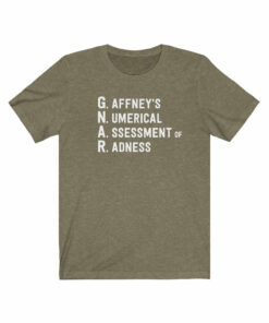 Gaffneys Numerical Assessment Of Radness The Game Of GNAR T Shirt 3