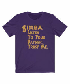 Simba Trust Me Disney Advice T Shirt 3