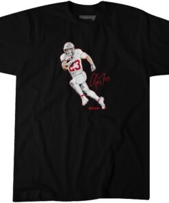 Christian McCaffrey Superstar Pose