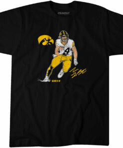 Iowa Football Sam LaPorta Superstar Pose