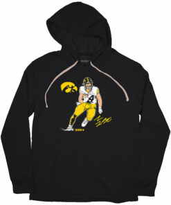 Iowa Football Sam LaPorta Superstar Pose