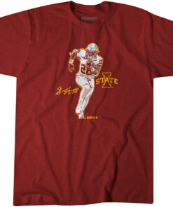 Iowa State Football Breece Hall Superstar Pose
