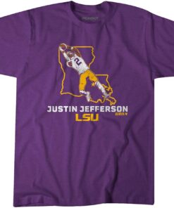 LSU Football Justin Jefferson State Star