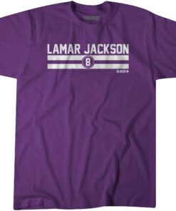 Lamar Jackson Name & Number Stripe