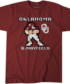 Oklahoma Football Baker Mayfield Retro Baller