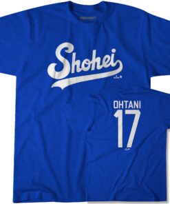 Shohei Ohtani Jersey T-Shirt (Name & Number) – Los Angeles Baseball
