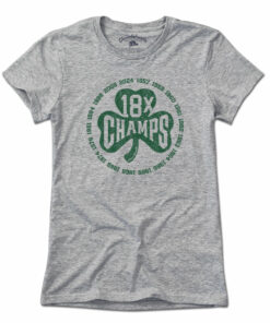 18x Boston Basketball Champions Shamrock T-Shirt