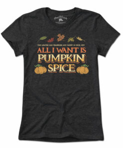 All I Want Is Pumpkin Spice T-Shirt