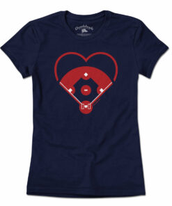 Baseball Diamond Heart T-Shirt