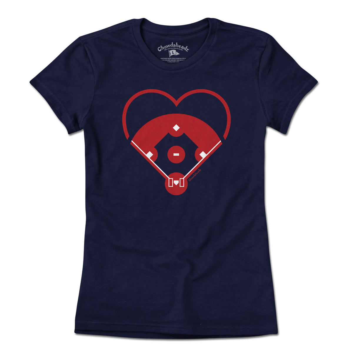 Baseball Diamond Heart T-Shirt Baseball Diamond Heart T-Shirt