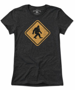 Bigfoot Crossing Sign T-Shirt