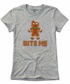 Bite Me Gingerbread Man T-Shirt