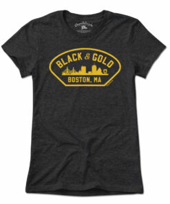 Black & Gold Boston Naval T-Shirt