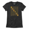 Black & Gold Boston Stacked T-Shirt