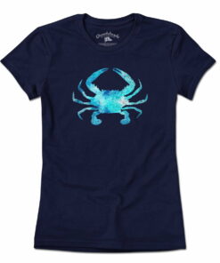 Blue Crab Watercolor T-Shirt