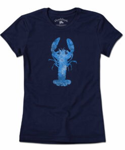 Blue Lobster Watercolor T-Shirt