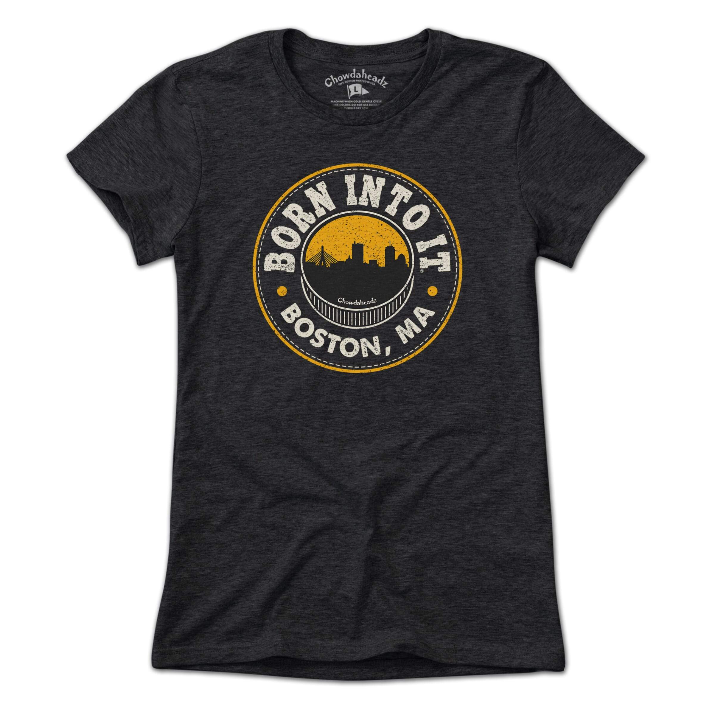 Born Into It Boston Hockey T-Shirt Born Into It Boston Hockey T-Shirt