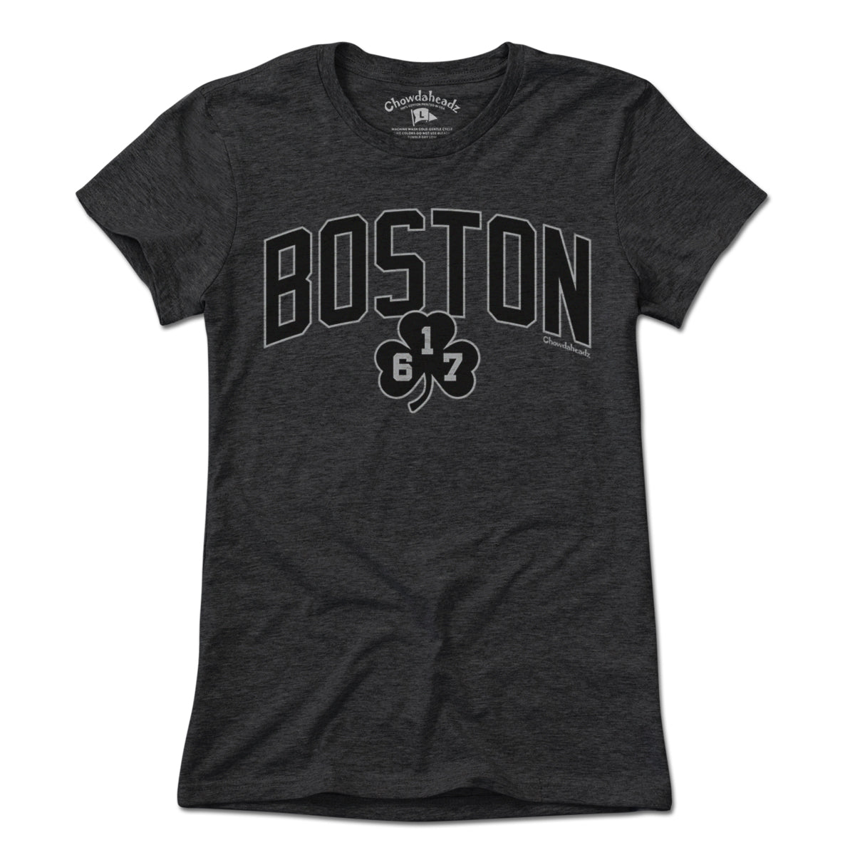 Boston Arch 617 Shamrock Blackout T-Shirt Boston Arch 617 Shamrock Blackout T-Shirt