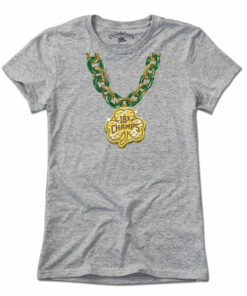 Boston Basketball Champions Shamrock Chain T-Shirt