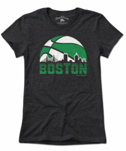 Boston Basketball Skyline T-Shirt