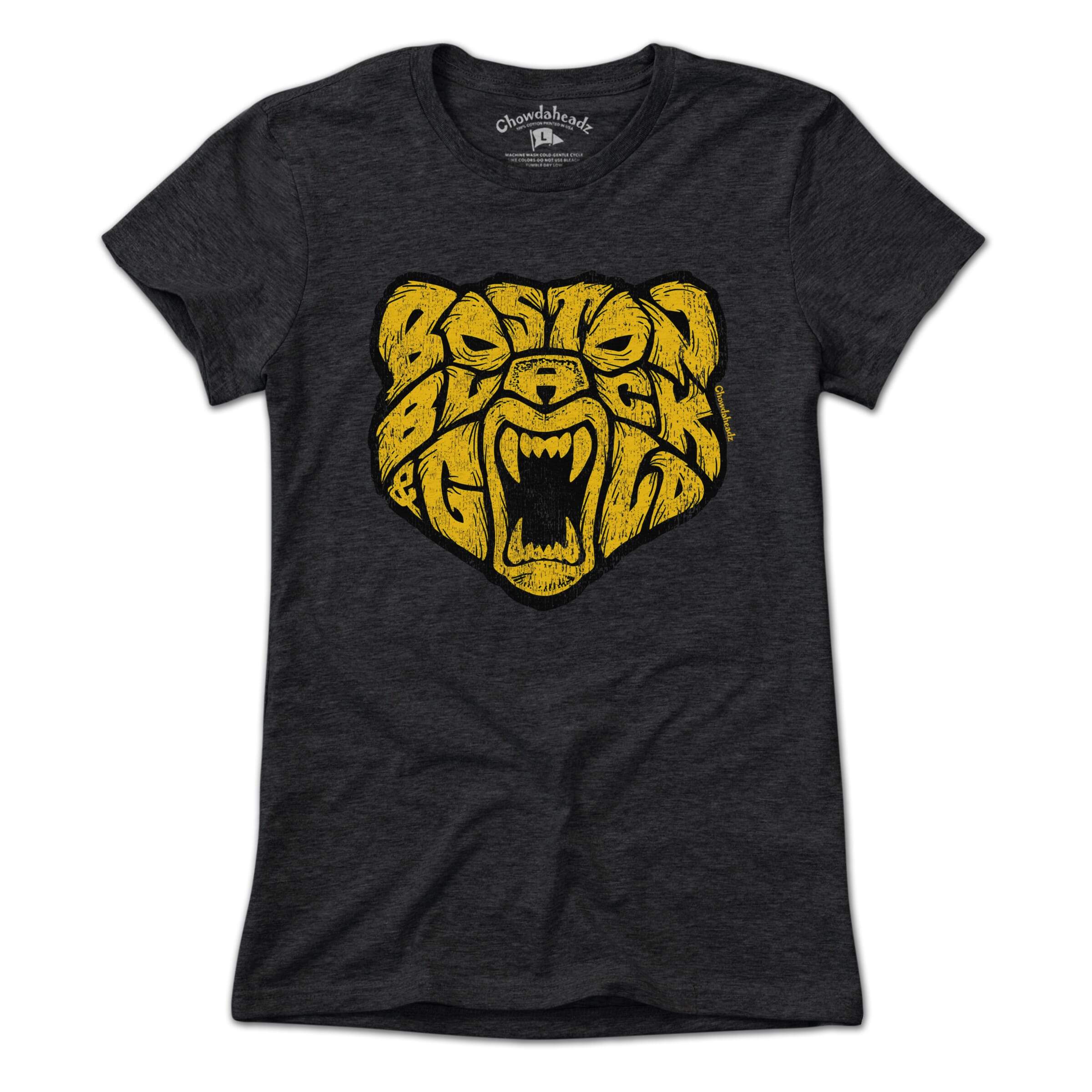 Boston Black & Gold Bear T-Shirt Boston Black & Gold Bear T-Shirt