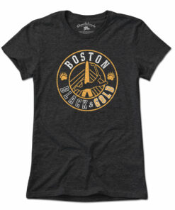 Boston Black & Gold Hockey Seal T-Shirt