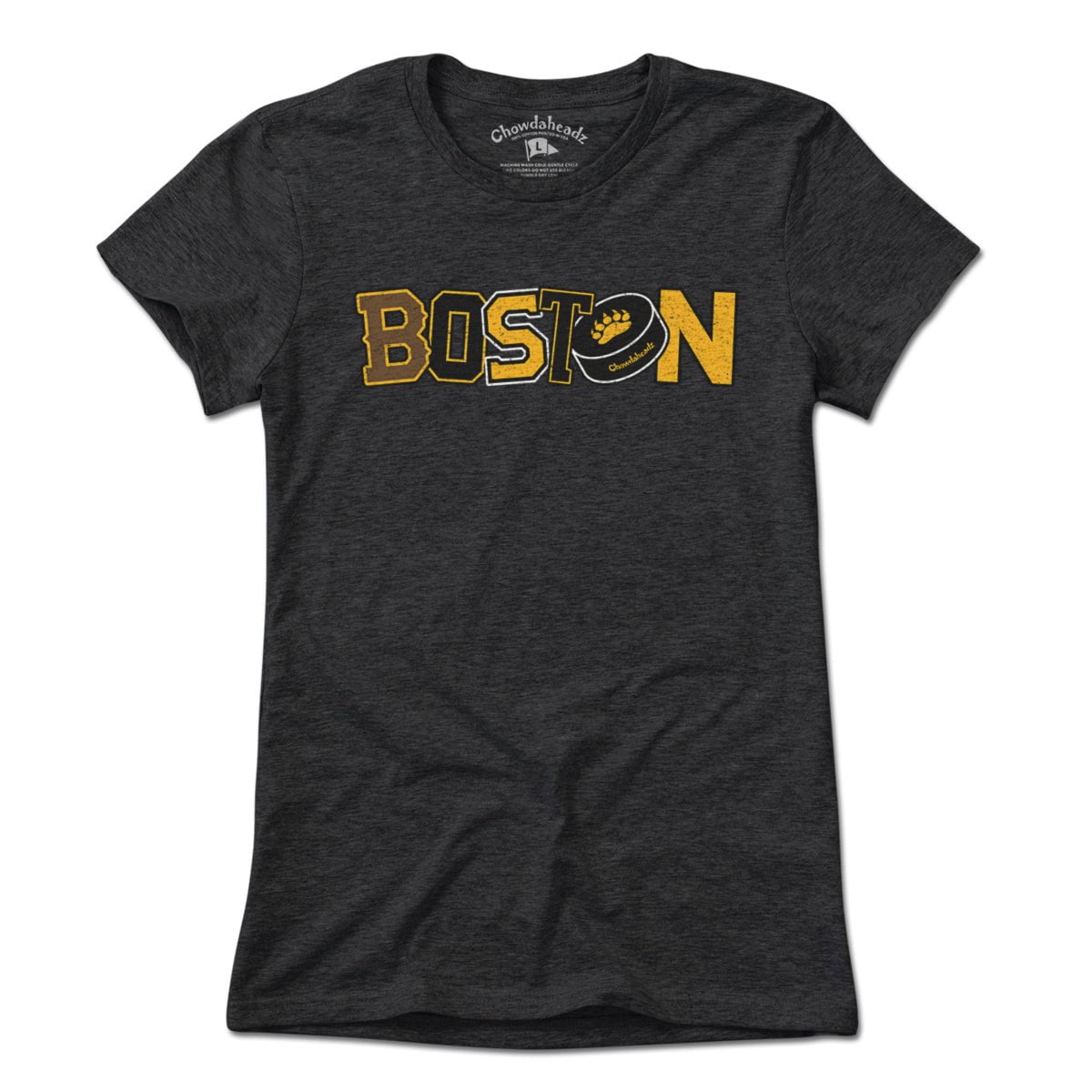 Boston Hockey Black & Gold Pride T-Shirt Boston Hockey Black & Gold Pride T-Shirt