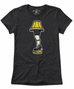 Boston Hockey Holiday Leg Lamp T-Shirt