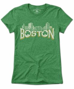 Boston Irish Skyline T-Shirt