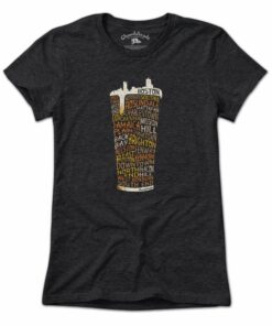 Boston Neighborhood Pint Glass T-Shirt
