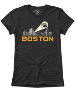 Boston Skyline Bear Paw Signal T-Shirt