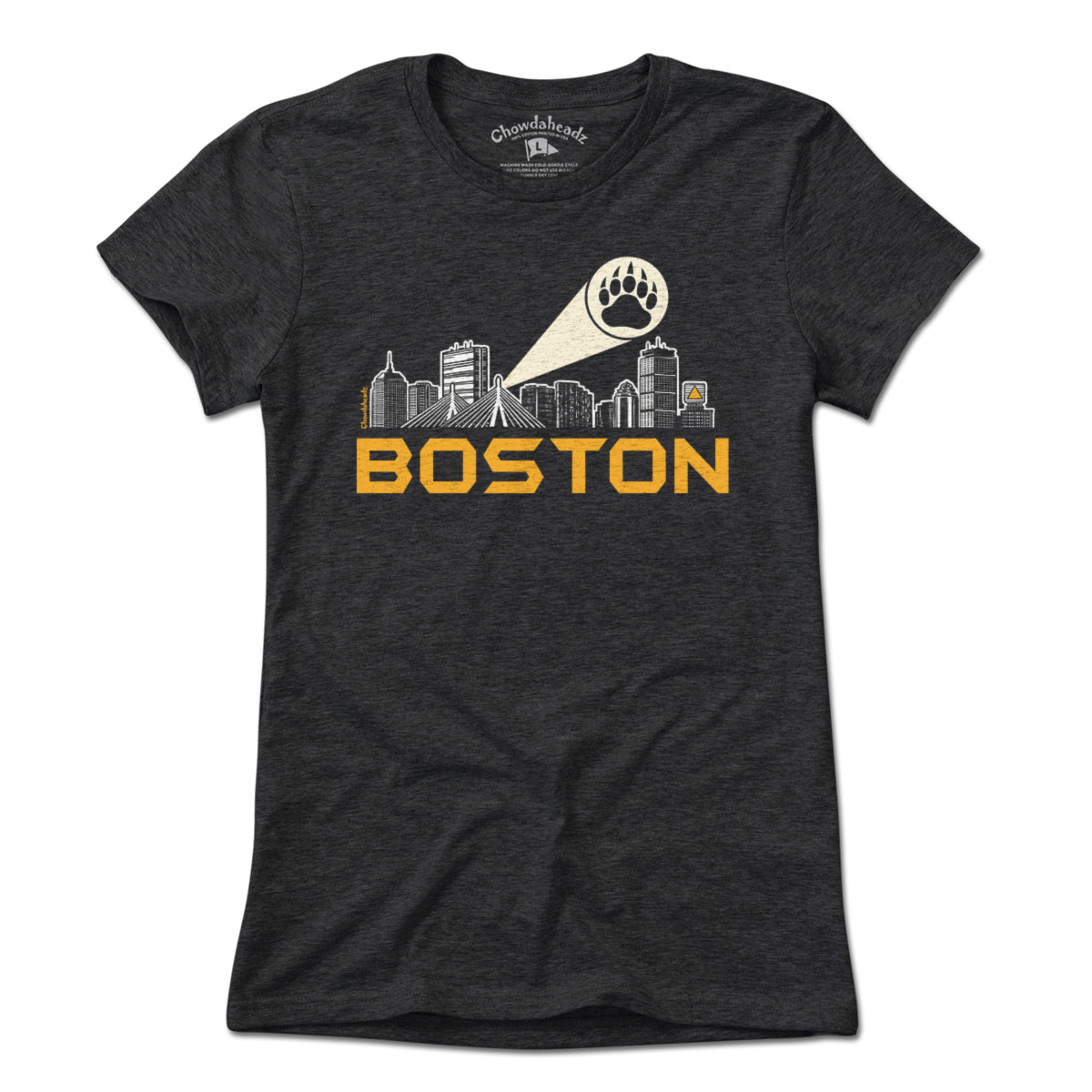 Boston Skyline Bear Paw Signal T-Shirt Boston Skyline Bear Paw Signal T-Shirt