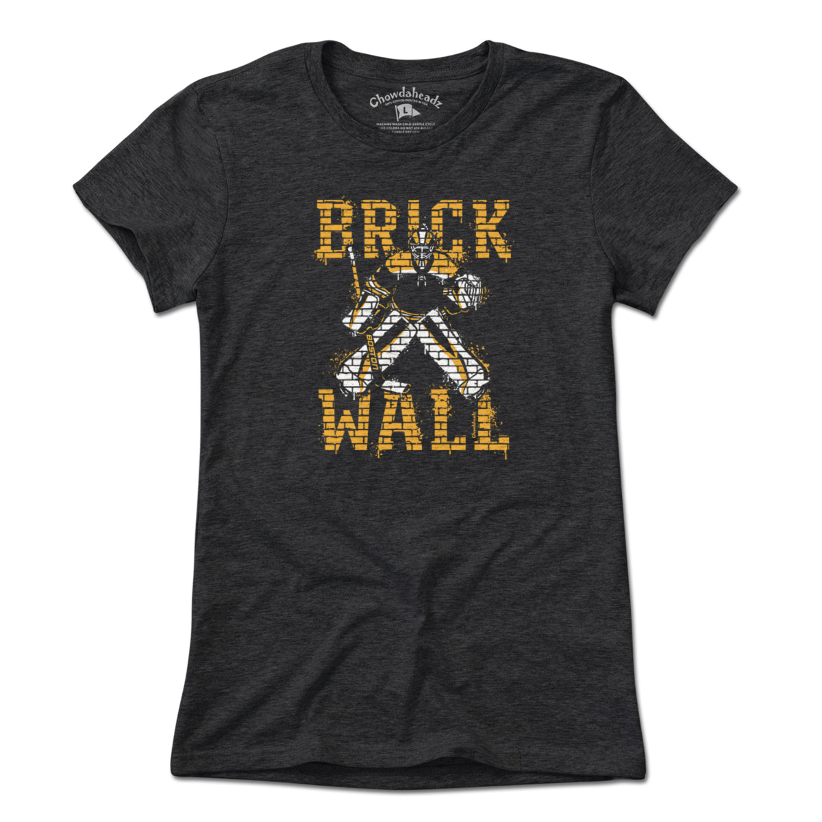 Brick Wall Boston Hockey T-Shirt Brick Wall Boston Hockey T-Shirt