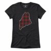 Buffalo Plaid Maine T-Shirt