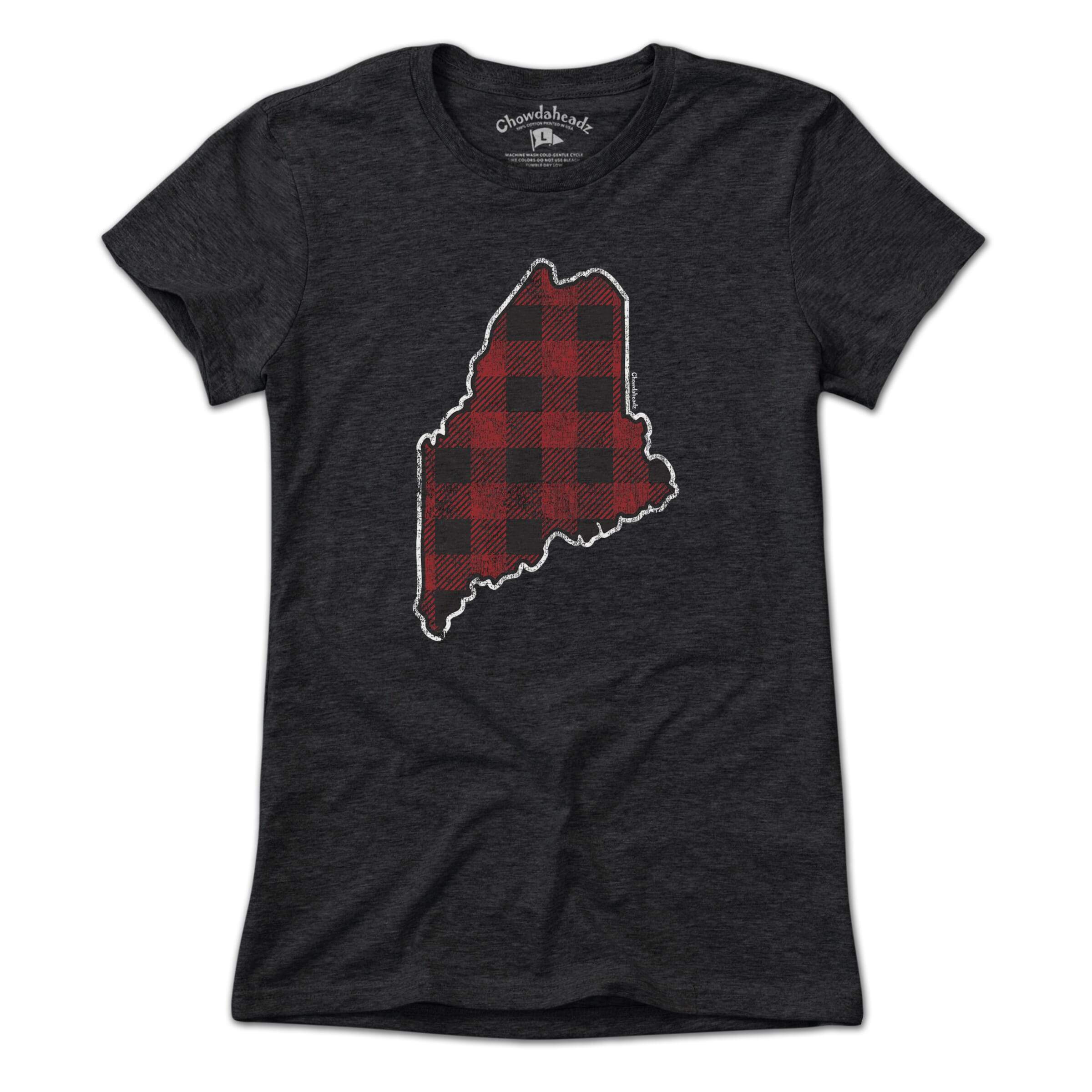 Buffalo Plaid Maine T-Shirt Buffalo Plaid Maine T-Shirt