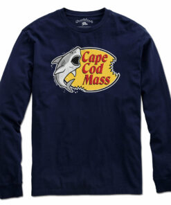 Cape Cod Mass Shark Logo T-Shirt