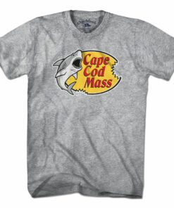 Cape Cod Mass Shark Logo T Shirt 4
