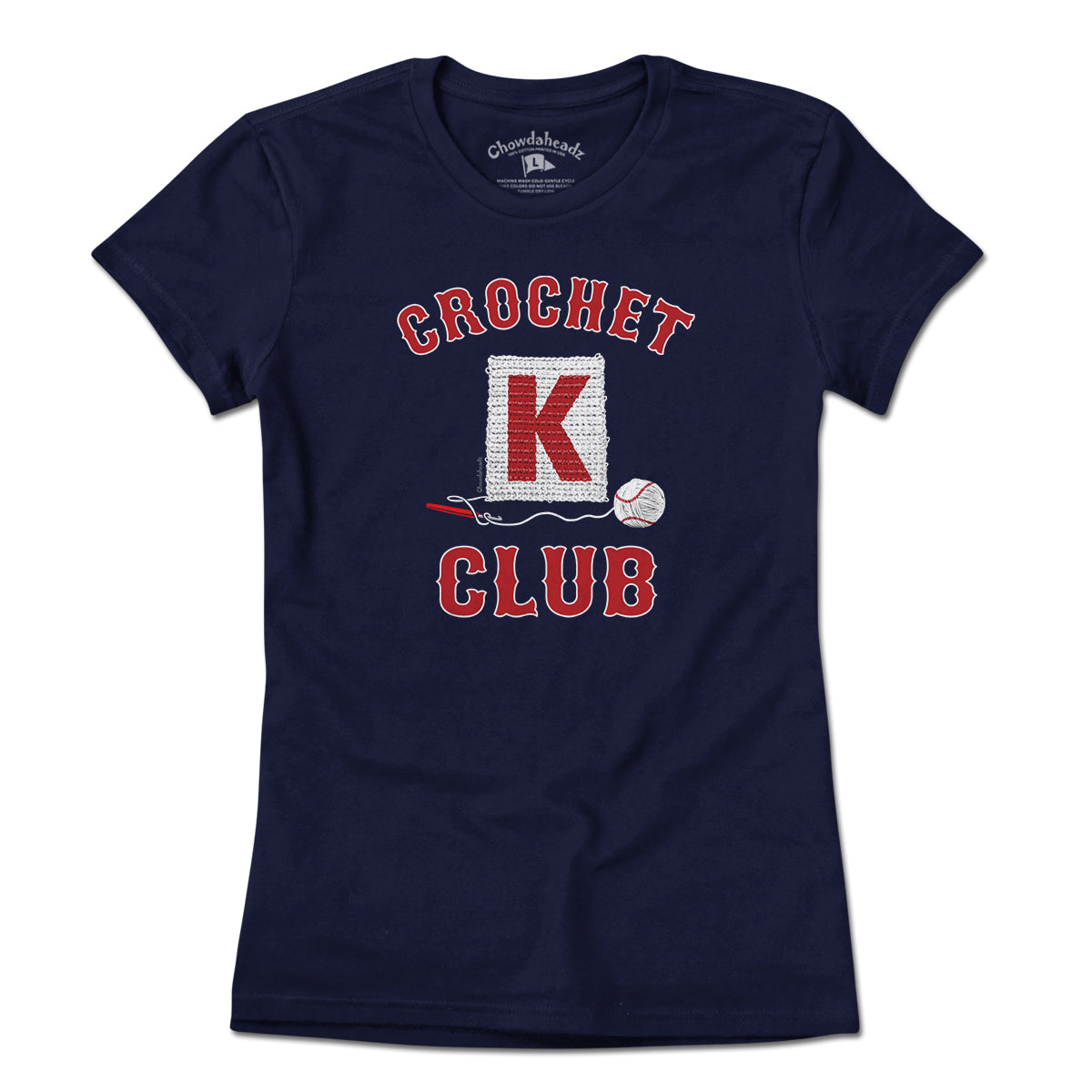 Crochet K Club Baseball T-Shirt Crochet K Club Baseball T-Shirt