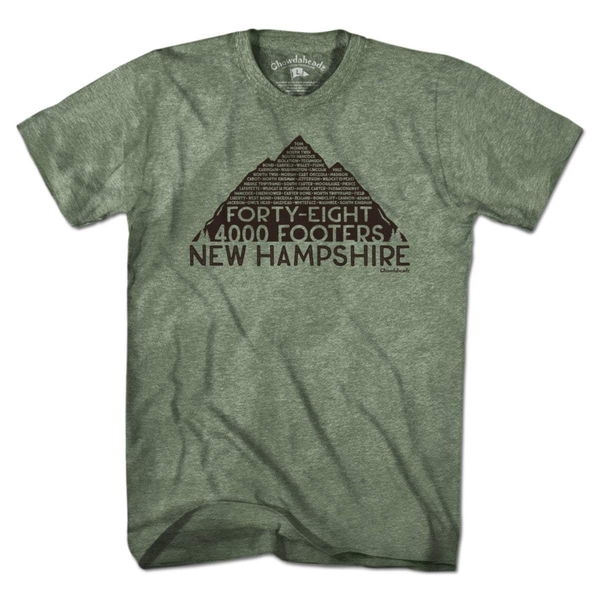 Forty-Eight 4,000 Footers New Hampshire T-Shirt Forty-Eight 4,000 Footers New Hampshire T-Shirt