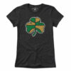 Green And Gold Basketball Shamrock T-Shirt