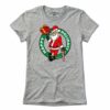 Happy Holidays Santa Circle Logo T-Shirt