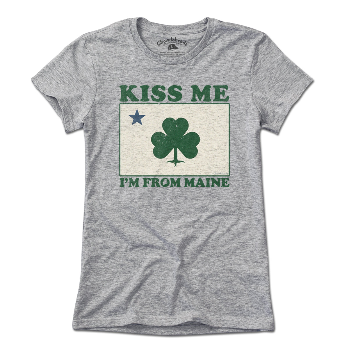Kiss Me I'm From Maine Shamrock T-Shirt Kiss Me I'm From Maine Shamrock T-Shirt