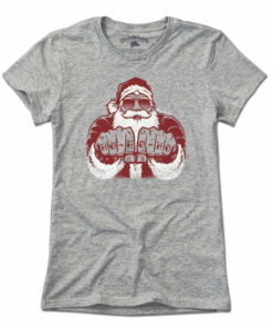 Knuckle Tattoos Santa T-Shirt