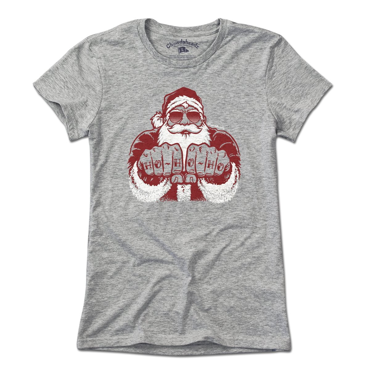 Knuckle Tattoos Santa T-Shirt Knuckle Tattoos Santa T-Shirt