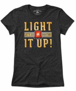 Light It Up Boston Hockey T-Shirt