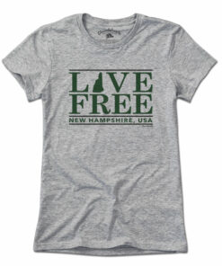 Live Free New Hampshire Bar T-Shirt
