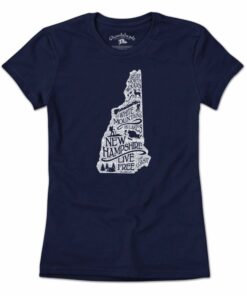 Live Free New Hampshire State T-Shirt